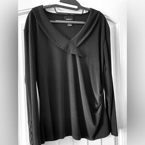 Chic Black Long Sleeve Top